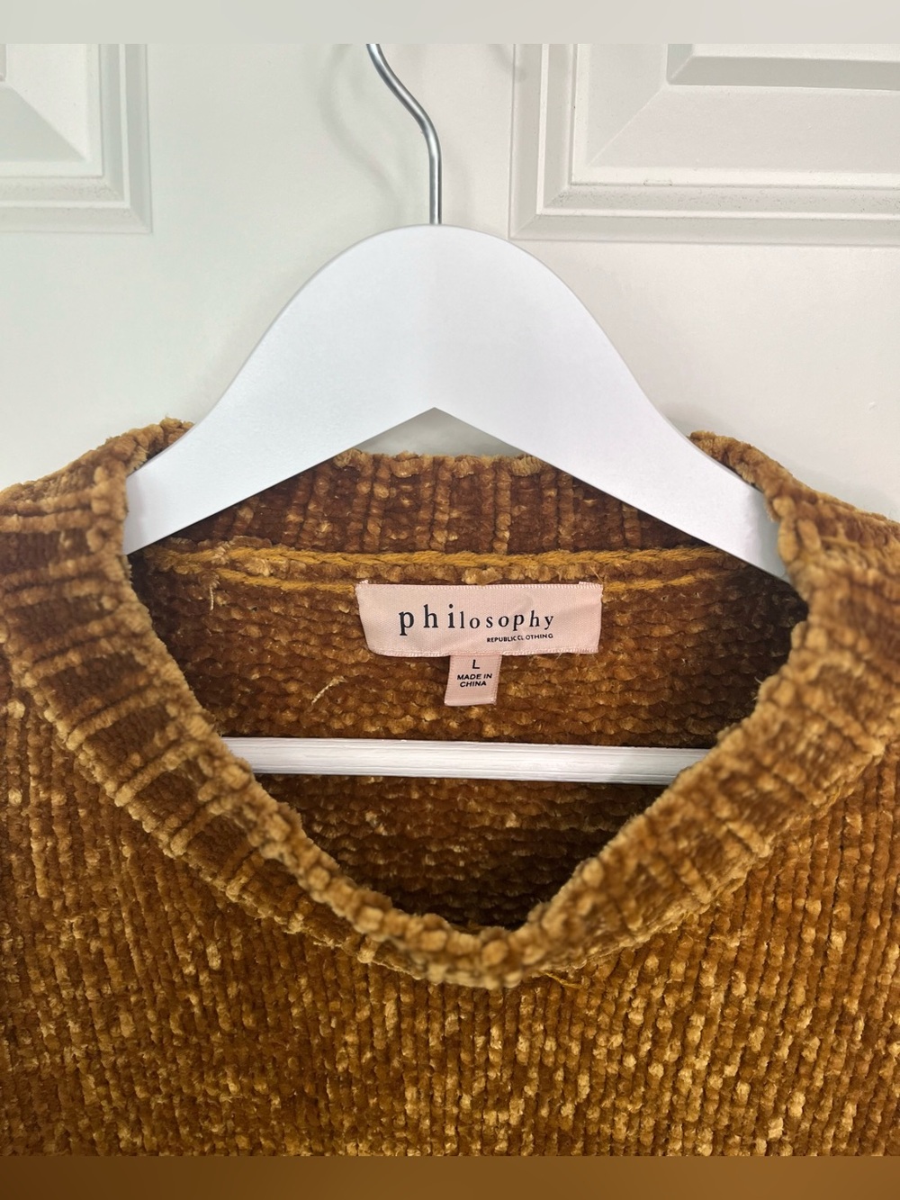 Philosophy Plush Chenille Crewneck Sweater - Picture 3 of 4